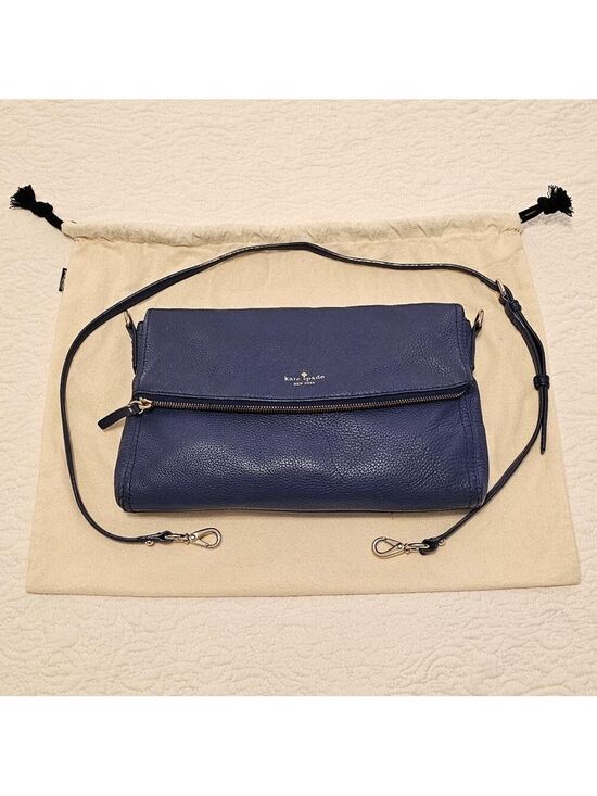 kate spade Handbags - Kate Spade Blue Leather Crossbody Bag